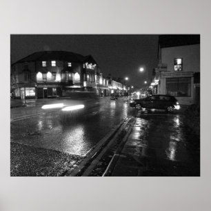 Póster Tarde mojada, camino de Salisbury Cardiff (3)