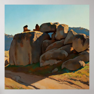 Póster “Tarde Neolítica” de Maynard Dixon