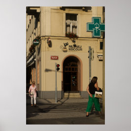 Póster Tarde por la tarde en Vinohrady, Praga