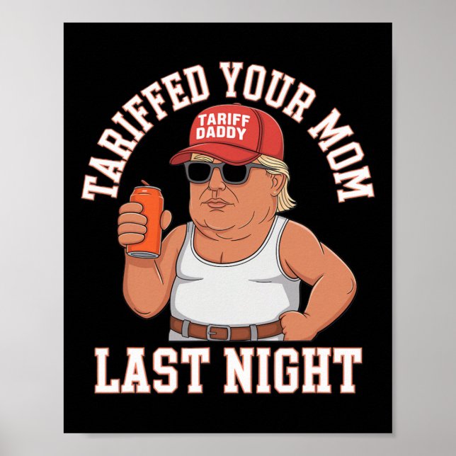Póster Tarifó a tu mamá anoche  (Frente)