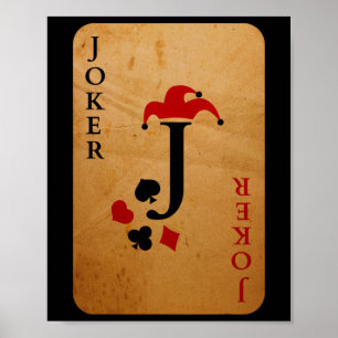 Póster Tarjeta De Broker Disfrazarse De Tarjetas Hallowee