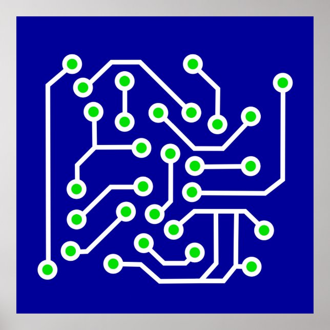 Póster Tarjeta de circuito impreso (Frente)