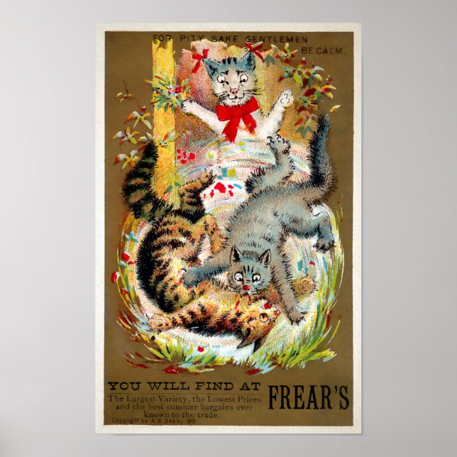 Póster Tarjeta de comercio para gatos Frears nº 4 (de 6) (Frente)