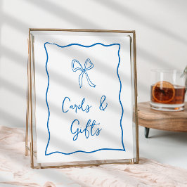 Póster Tarjeta de ducha de novia italiana Dolce Vita y Ró