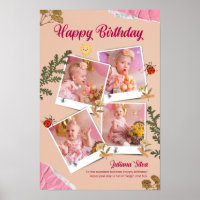 Tarjeta de felicitación de cumpleaños personalizad