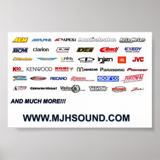 Póster tarjeta de línea