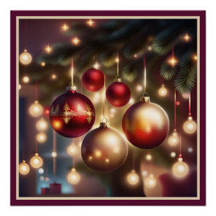 Póster Tarjeta de Navidad