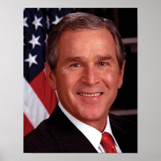 Póster Tarjeta de Navidad del Presidente estadounidense G