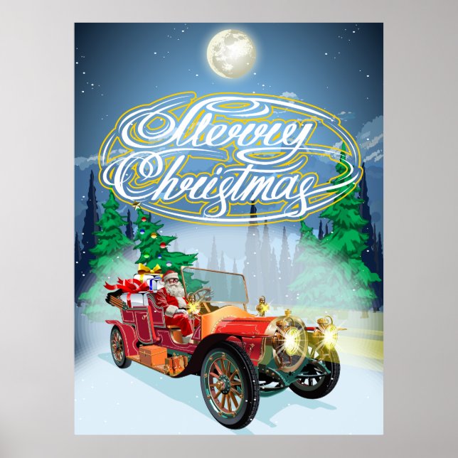 Póster Tarjeta de Navidades de felicitación (Frente)