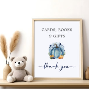 Póster Tarjeta de regalo de libro para baby shower de niñ