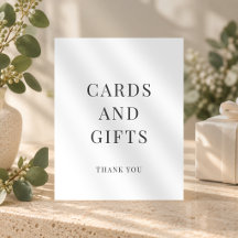 Tarjeta de regalo minimalista para despedida de so