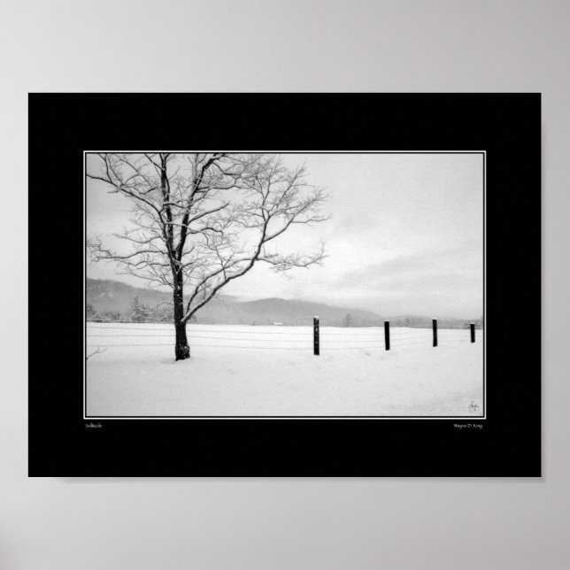 Póster Tarjeta de soledad (Frente)