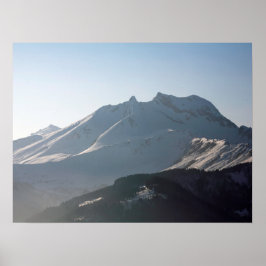 Póster Tarjeta de vacaciones Pointe Percee Morzin France