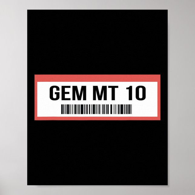 Póster Tarjeta deportiva de hockey sobre baloncesto de bé (Frente)