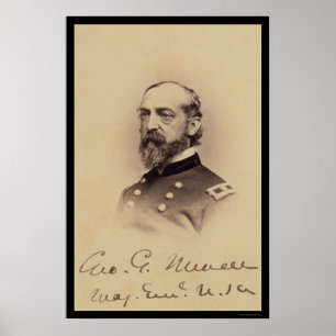 Póster Tarjeta firmada Meade 1862 de George