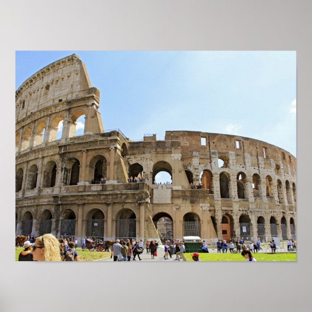 Póster Tarjeta postal del Coliseo (Frente)