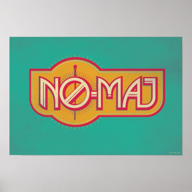 Póster Tarjeta roja y amarilla NO-MAJ™ (Frente)