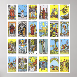 Póster Tarjeta Tarot