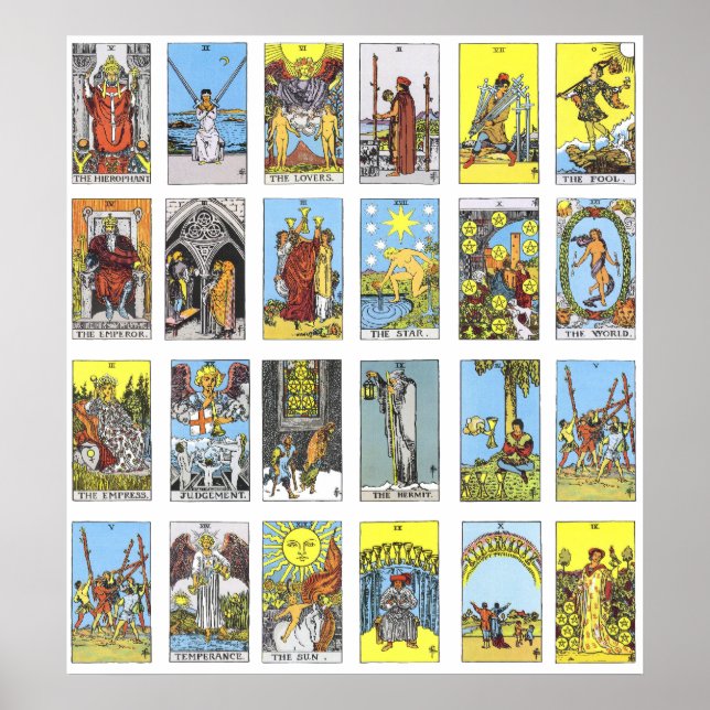 Póster Tarjeta Tarot (Frente)