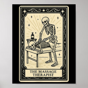 Póster Tarjeta Tarot Mage Therast - Halloween Soky Gothi
