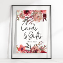 Tarjeta y regalo de Rosas florales rojos de Rubor