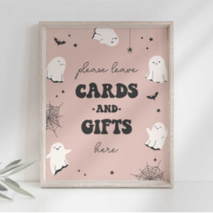 Póster Tarjeta y regalos de fiesta Little Boo