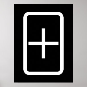 Póster Tarjeta Zener   Más Rótulo