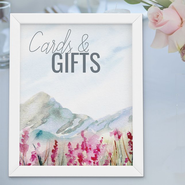 Póster Tarjetas acuáticas y regalos de Boda de montaña (Subido por el creador)