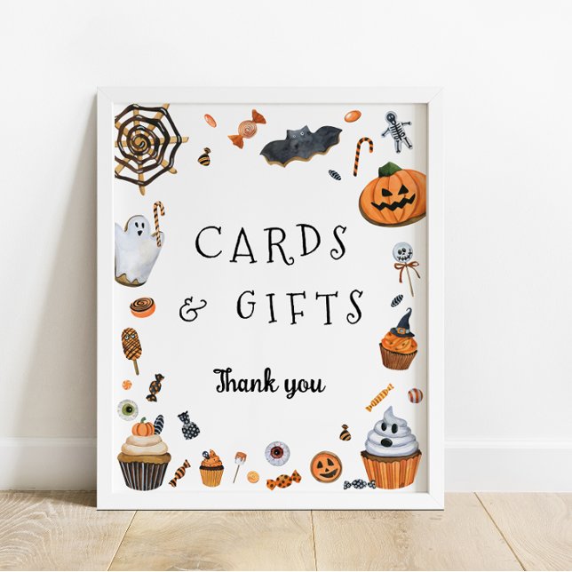 Póster Tarjetas Baby Shower de Halloween y regalos (Subido por el creador)