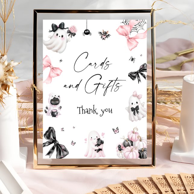 Póster Tarjetas Baby Shower Little Boo de Halloween y reg (Subido por el creador)