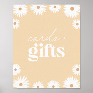 Póster Tarjetas Baby Shower y regalos de estilo Boho Yell