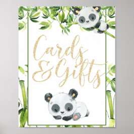 Póster Tarjetas Baby Shower y regalos neutrales de género