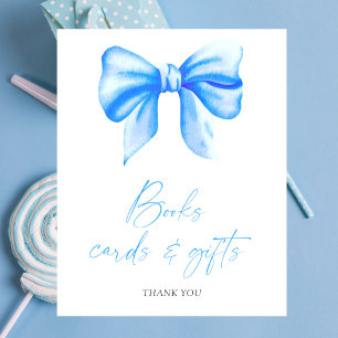 Póster TARJETAS BLUE BOW BOOKS Y Poster DE REGALOS