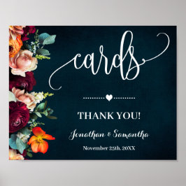 Póster Tarjetas Bridal Shower Boda Rótulo de vino de la M
