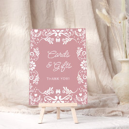 Póster Tarjetas de Baby Shower mexicanas Cielito Lindo