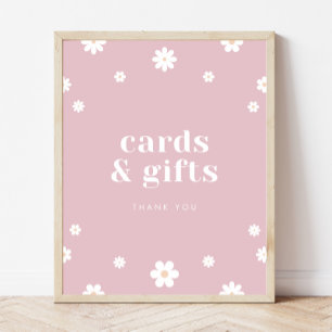Póster Tarjetas de baile Boho y regalos Rótulo de fiesta