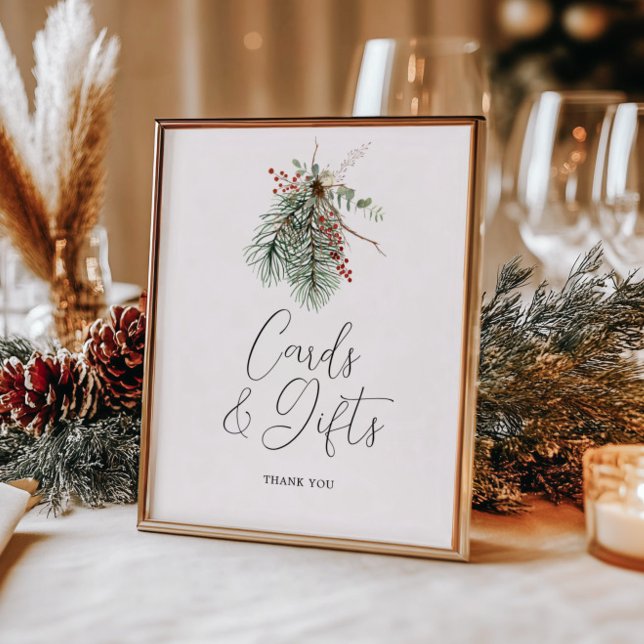 Póster Tarjetas de Boda Botánica y Regalos de Invierno (Subido por el creador)