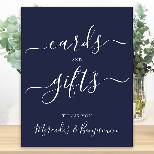 Póster Tarjetas de boda regalos modernos de Marina de cal (Subido por el creador)
