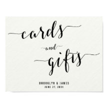 Tarjetas De Caligrafía Y Regalos Rótulo Boda 11x8.