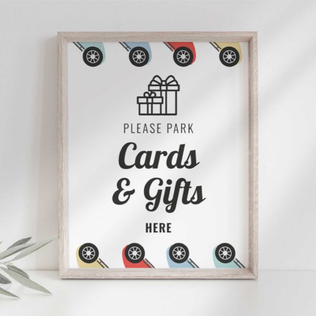 Póster Tarjetas de cumpleaños y regalos con letrero de co (Subido por el creador)