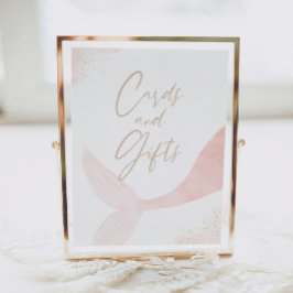 Póster Tarjetas de cumpleaños y regalos de Chica de siren