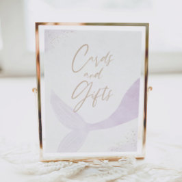 Póster Tarjetas de cumpleaños y regalos de Chica Purple M