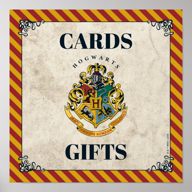 Póster Tarjetas de cumpleaños y regalos de Harry Potter H (Frente)