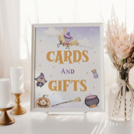 Póster Tarjetas de cumpleaños y regalos para la bruja de