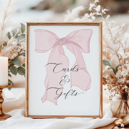 Póster Tarjetas de fiesta de cumpleaños y regalos de Bow 