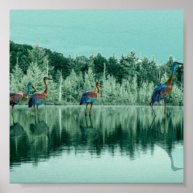 Póster Tarjetas de juego Water Song Baby Blanket (Frente)