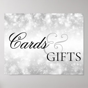 Póster Tarjetas de matrimonio y regalos Luces de verano p