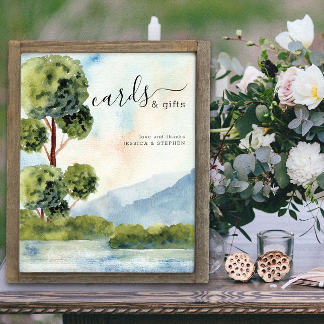 Póster Tarjetas de matrimonio y regalos para acuarela Eve (Subido por el creador)