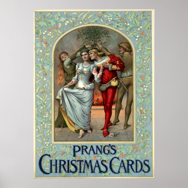 Póster Tarjetas de navidad de Louis Prang Poster (Frente)