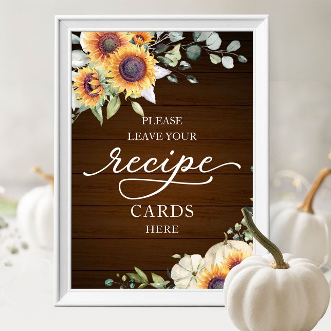 Póster Tarjetas de Recetas para la Fiesta de Despedida de (Subido por el creador)
